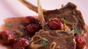 Image of Lamb Chops, Grilled Marinated in Lemon, Garlic, Oregano & White Balsamic Vinegar