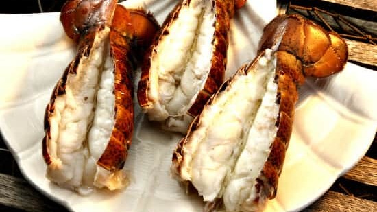 Image of Lobster Tails with Balsamic Dressing