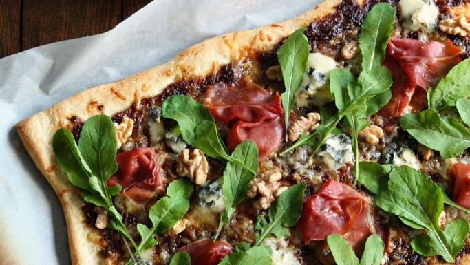 Image of Pizza with Balsamic Fig Mostarda