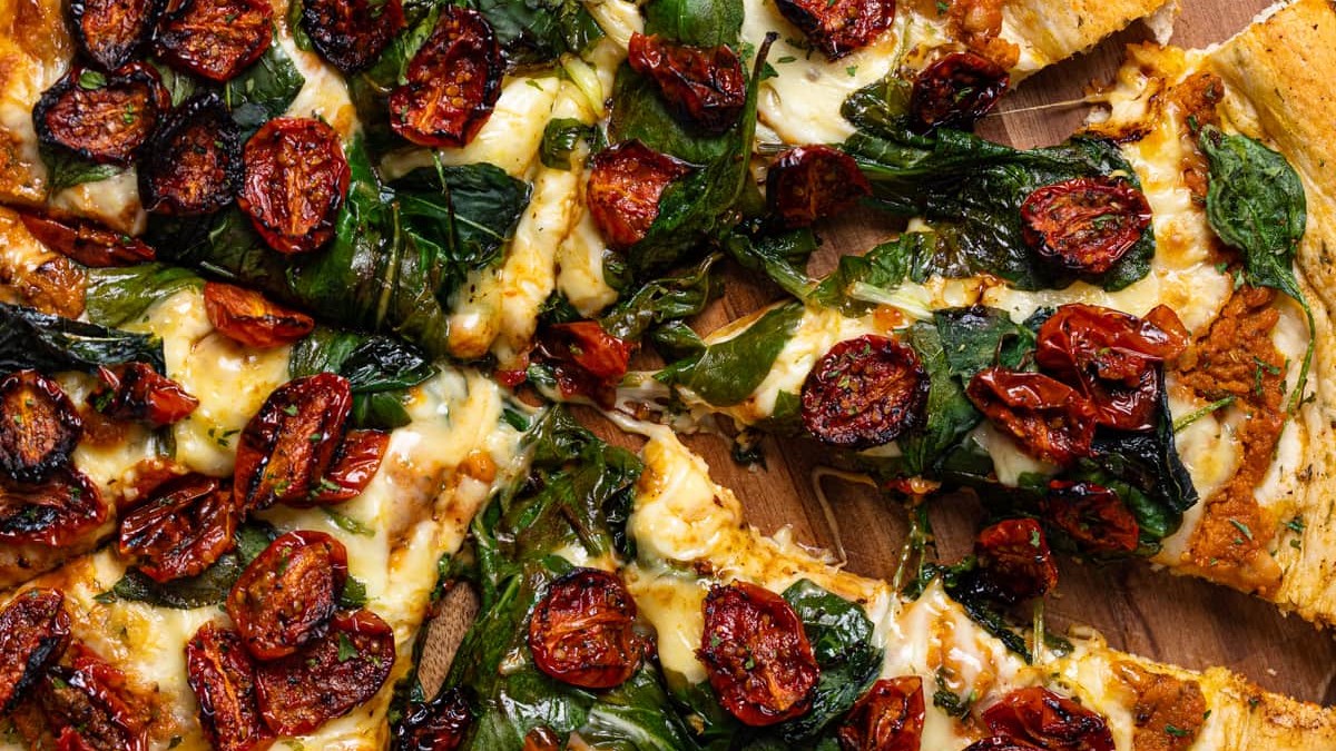Image of Pizza (Gourmet) with Pumpkin Seed Oil