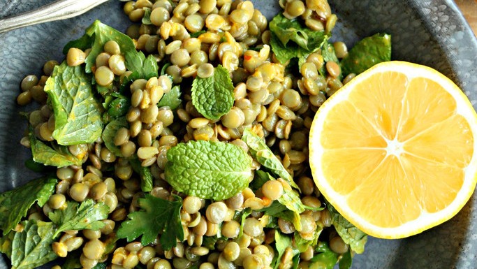 Image of Salad- Lentil Salad w/Chermoula Dressing