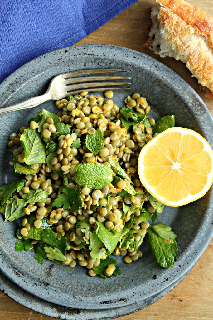 Salad- Lentil Salad w/Chermoula Dressing