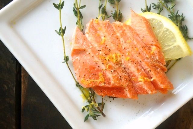 Salmon- Chipotle Olive Oil Poached Salmon