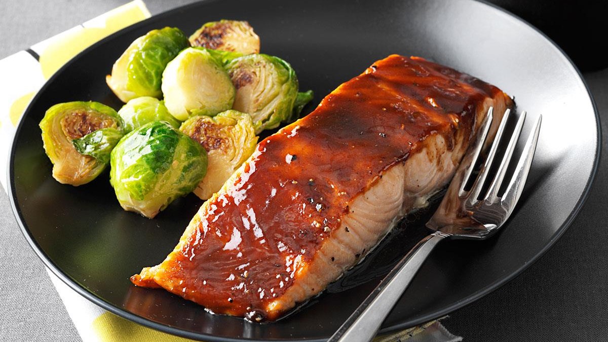 Image of Sweet and Spicy Glazed Salmon