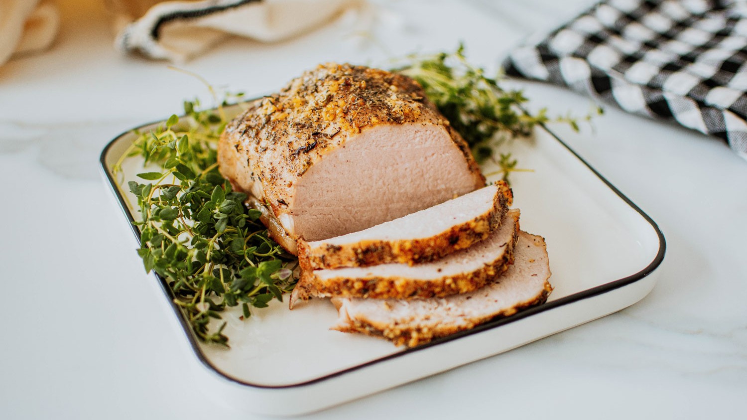 Image of Garlic Balsamic Pork Loin Roast