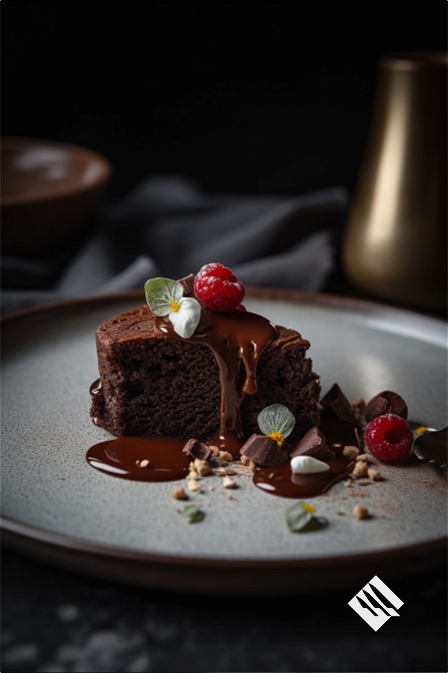 Image of Decadent Dark Chocolate Olive Oil Cake