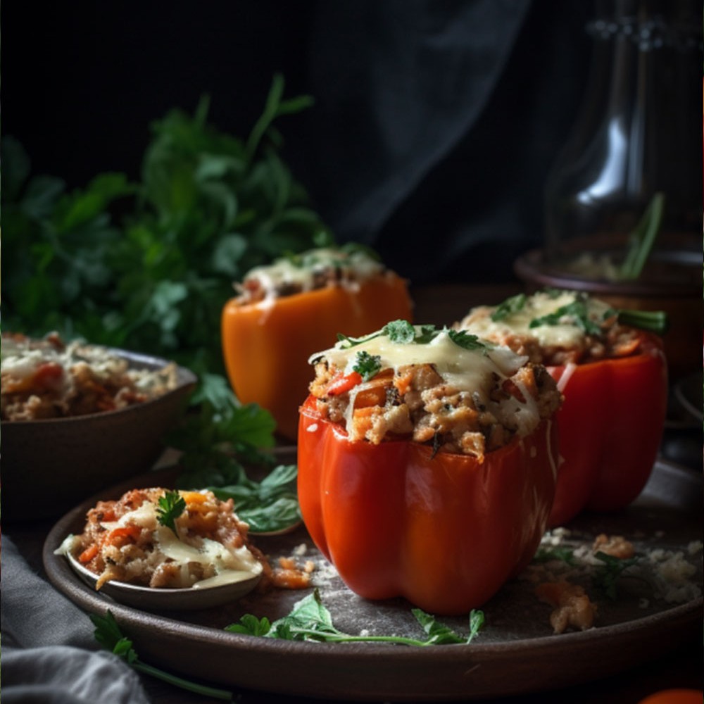 Bursting with Flavor: Italian Stuffed Peppers