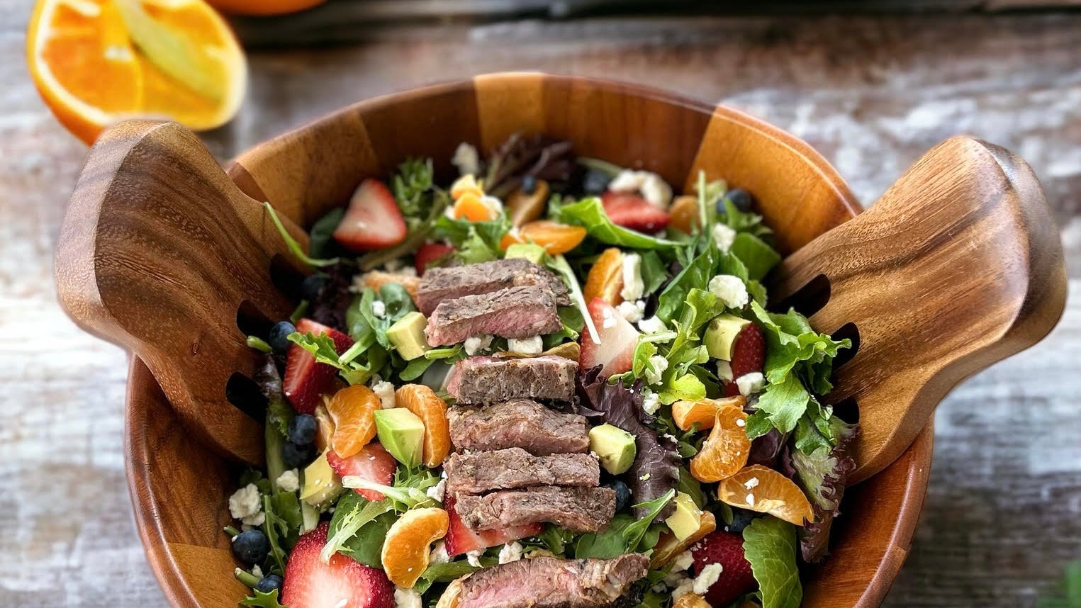 Image of Steak Salad with Citrus Dressing