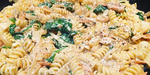Creamy Gravadlax Pasta
