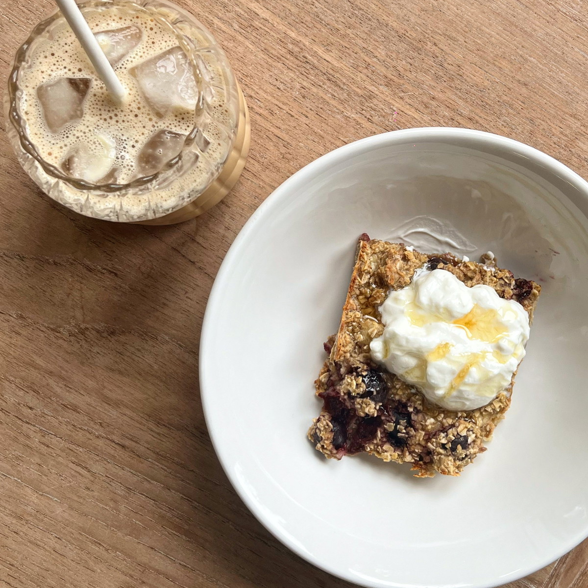 Baked Cherry & Banana Oats