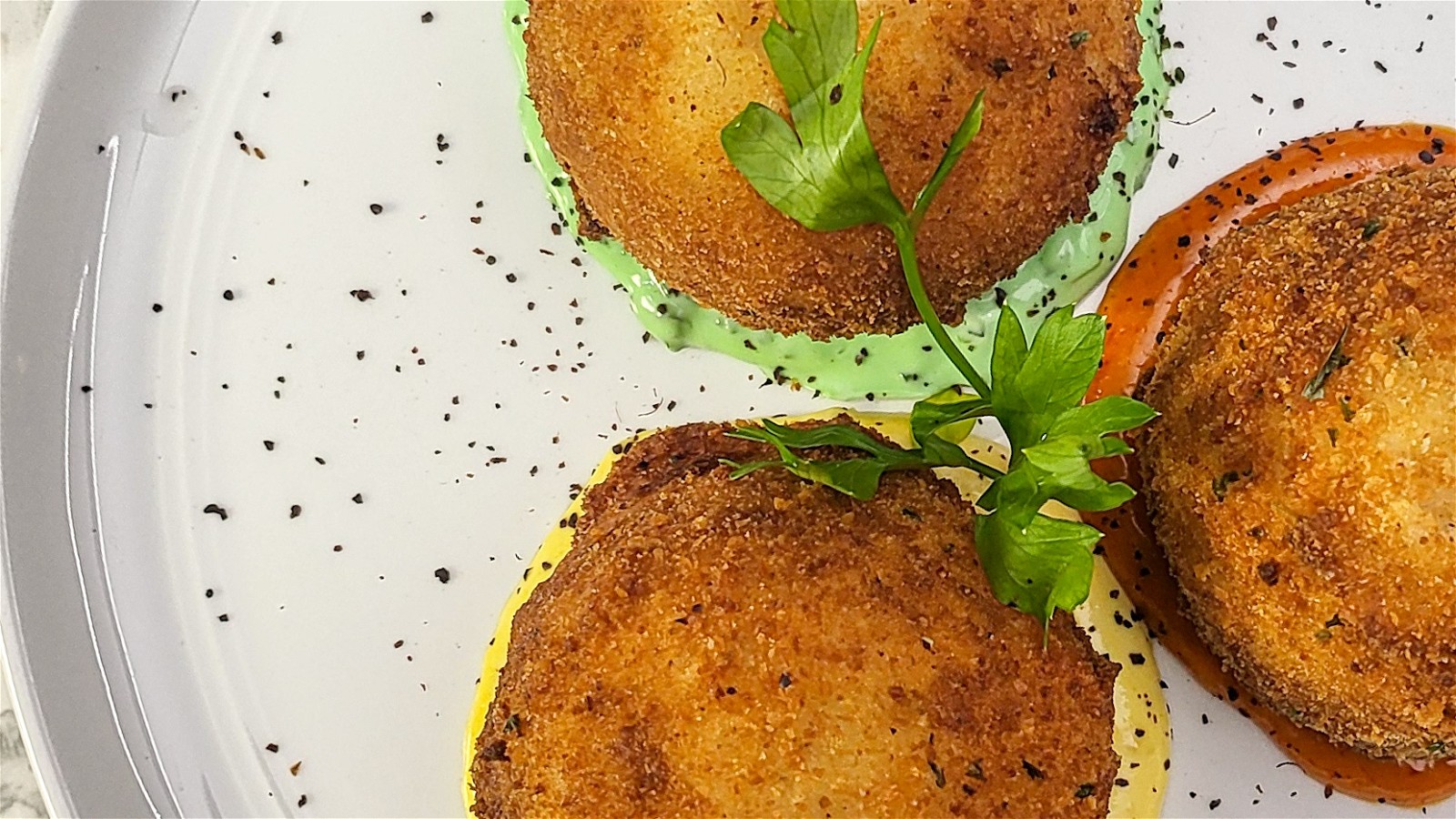Image of Black Cod Croquettes with an Aioli Trio
