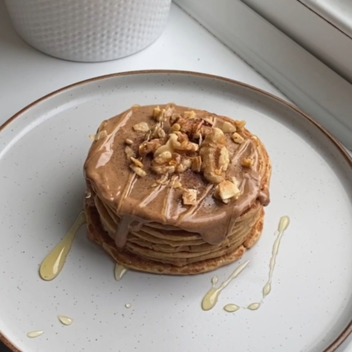 Coffee Cake Pancakes