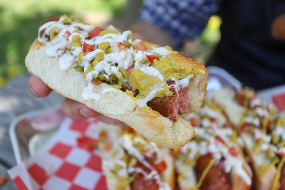 Chicago-Style Cross-Hatch Dog