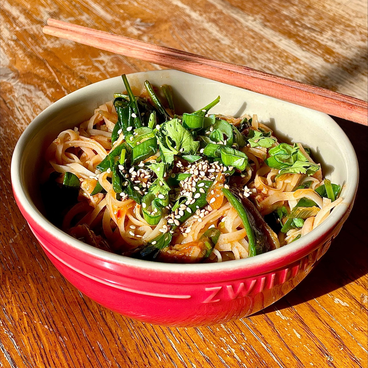 Spicy Tomato & Parmesan Noodles