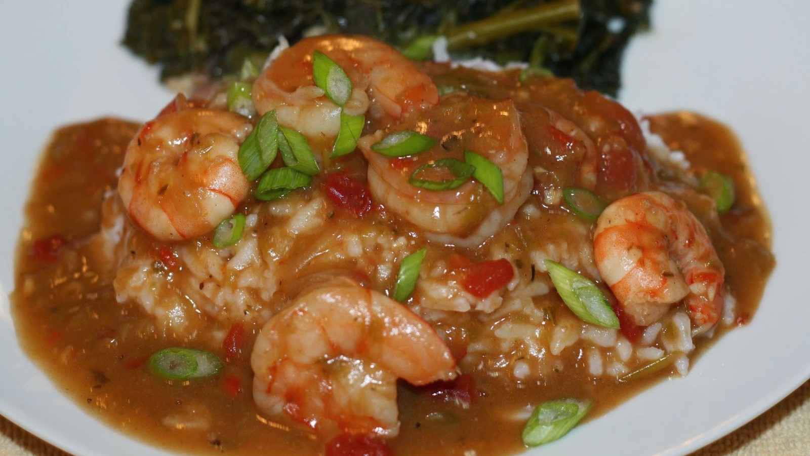 Image of Shrimp Etouffee with Maine-ly Drizzle's Baklouti Fused Artisan Green Chili Oil Roux - AKA Delicious 