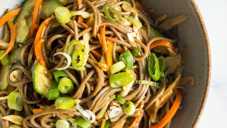Image of Soba Noodles Salad w/Ginger Soy Infusion Dressing