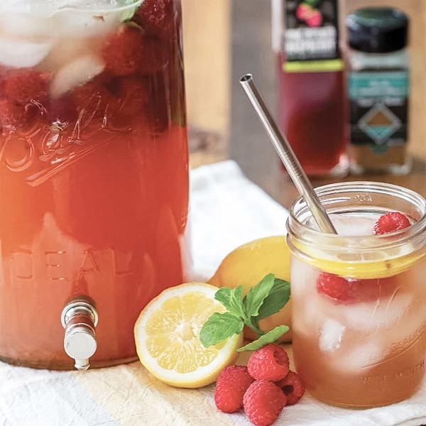 Grilled Raspberry Lemonade