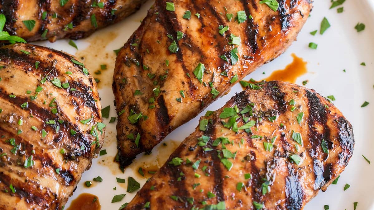 Image of Baked Chicken with Dijon and Balsamic Vinegar