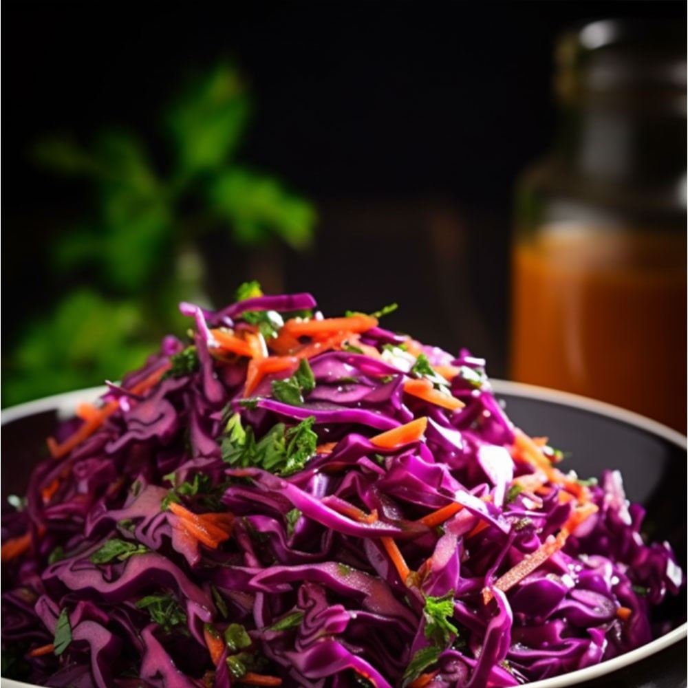 Zesty Red Cabbage Salad