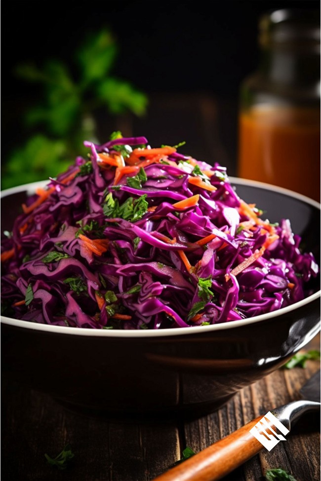 Image of Zesty Red Cabbage Salad