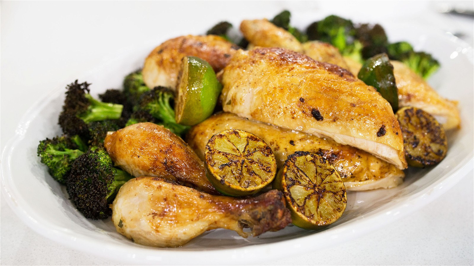 Image of Broccoli in Roast Chicken Drippings