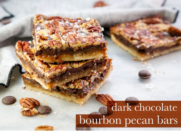 Image of Dark Chocolate Bourbon Pecan Bars