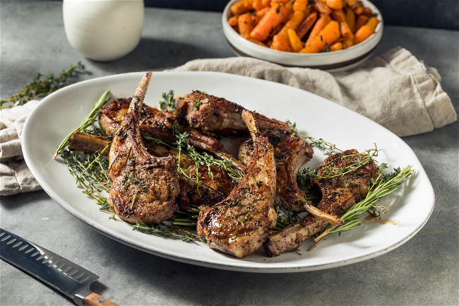 Image of The Best Garlic Butter Lamb Chops