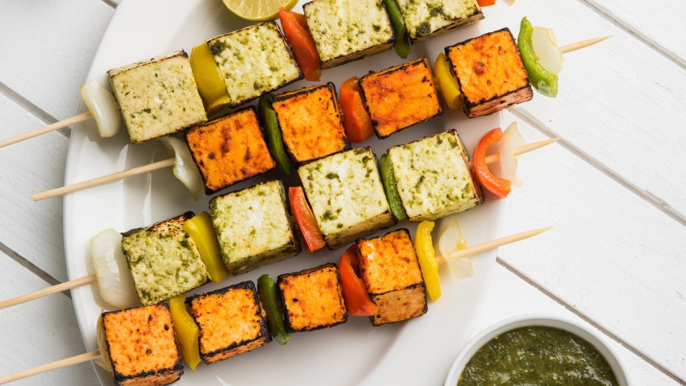 Image of Barbecue tofu skewers