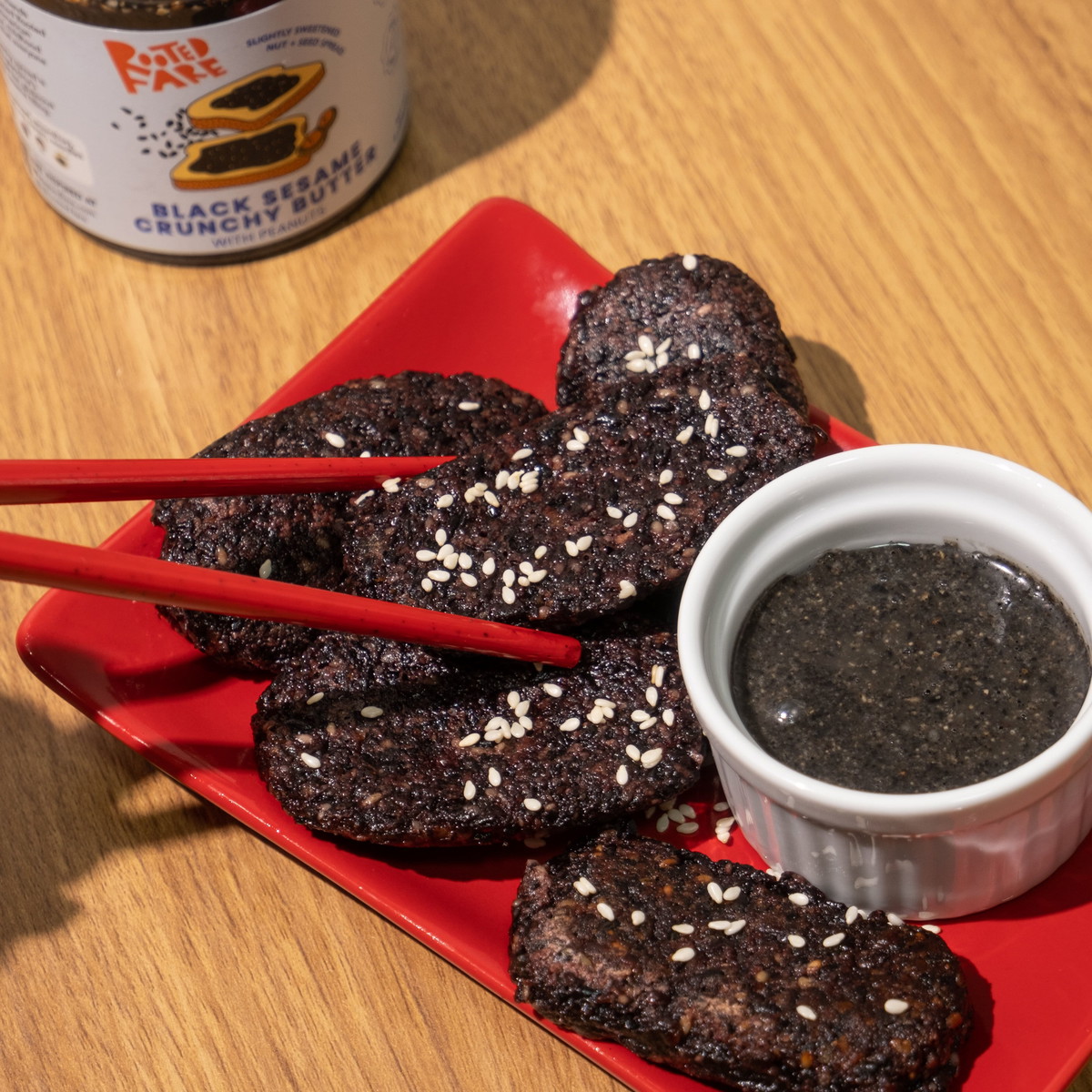Khaw Pote with Black Sesame