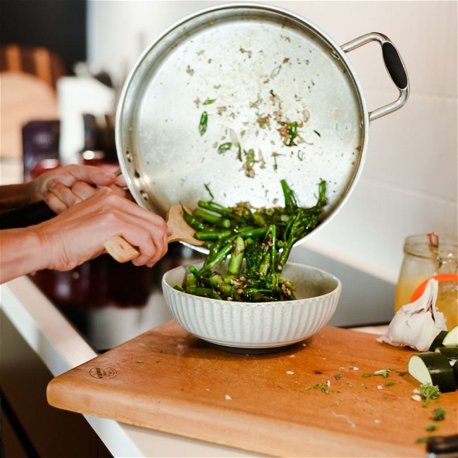 Image of Garlic Pepper Greens