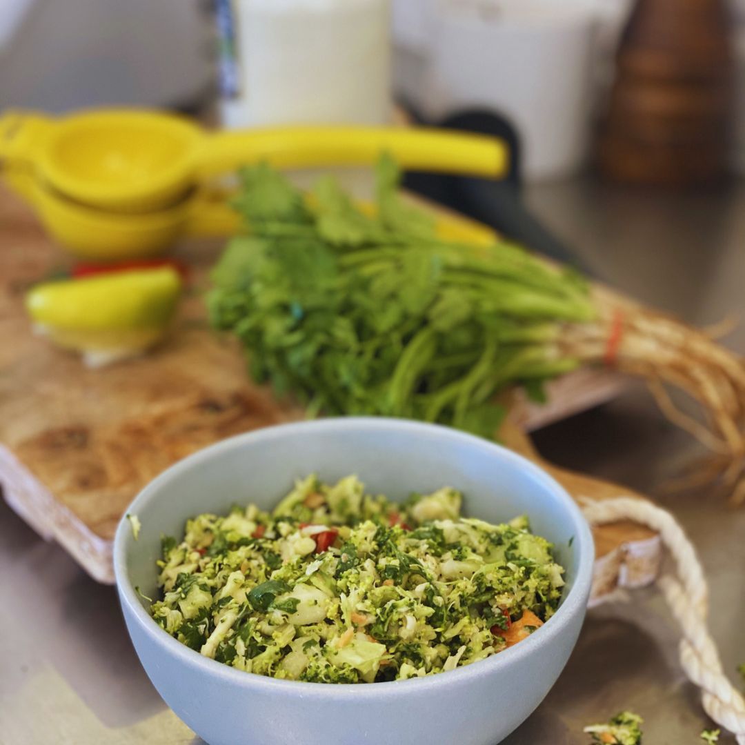 Raw Broccoli Salad