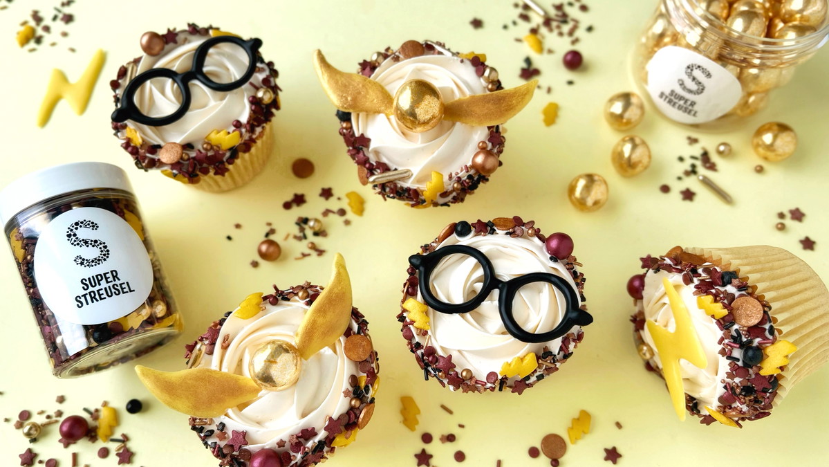 Cupcakes für eine ZauberMottoparty 
