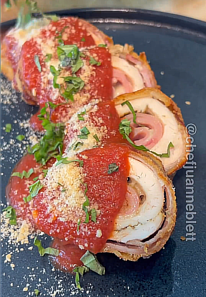 Image of Receta de Cordon Blue con pechugas de pollo de Productos del Día