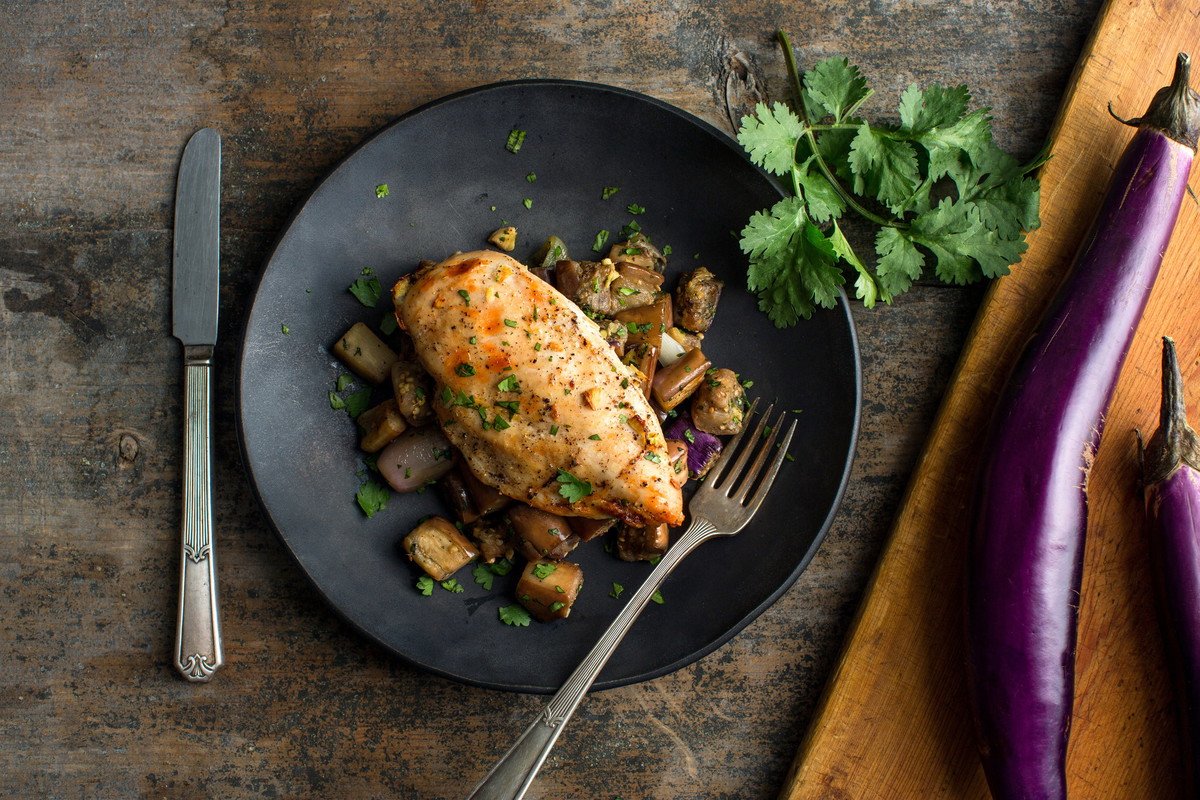Oven Roasted Garlic Sea Salt and Dijon Chicken Breast