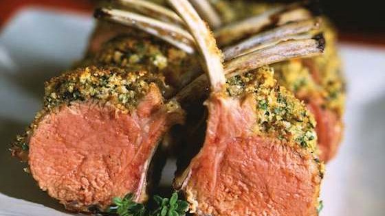 Image of Roasted Rack of New Zealand Lamb Persillade