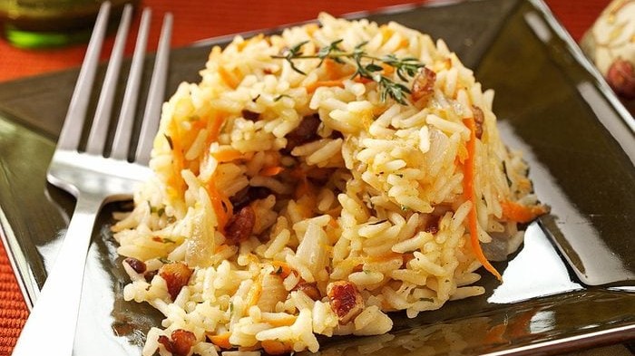 Image of Saffron and Pecan Rice Pilaf