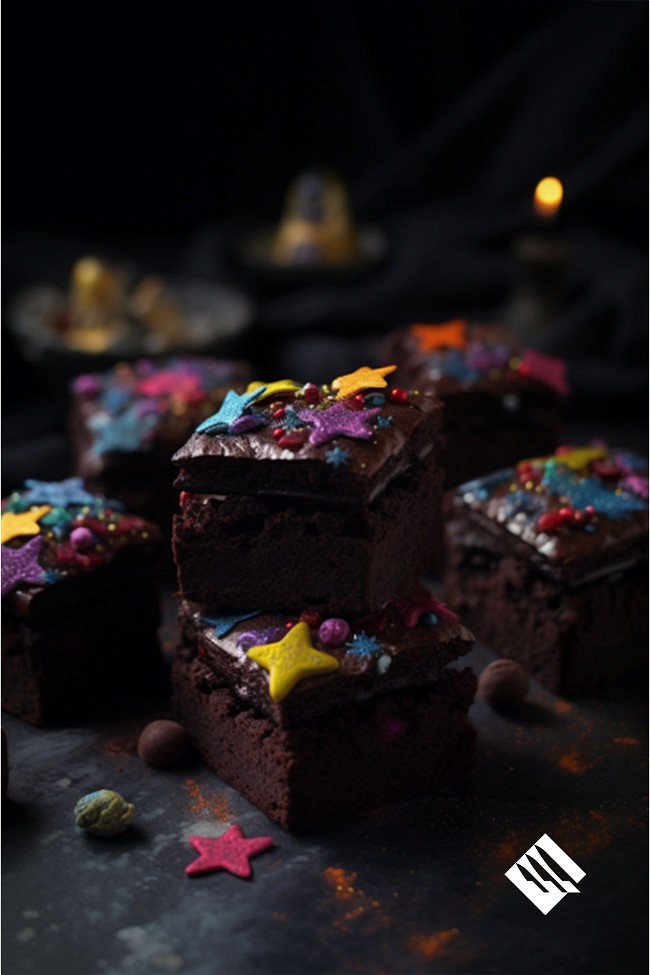 Image of Cosmic Brownies with Rich Chocolate Ganache