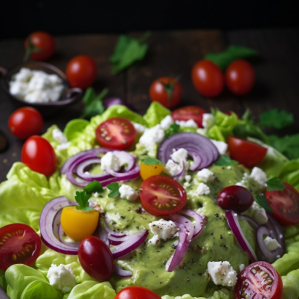 Refreshing Butter Lettuce Salad with Tangy Vinaigrette