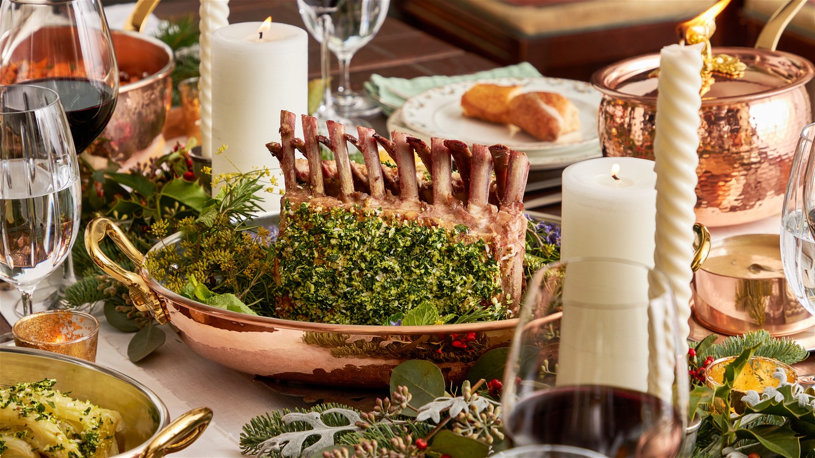 Image of Roasted lamb with Herb Crust