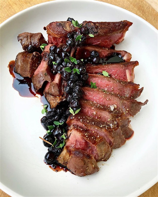 Image of Huckleberry & Balsamic Agrodolce