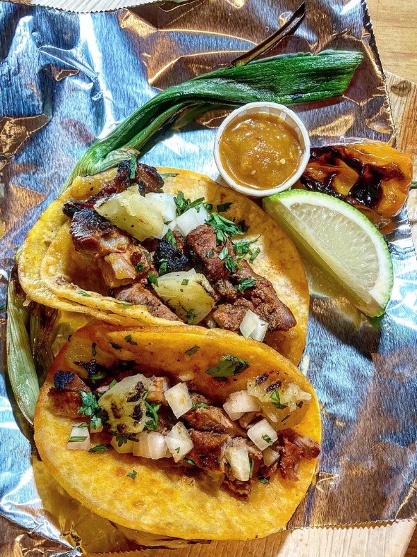 Image of Grilled Wild Boar Tenderloin Tacos “Al Pastor”