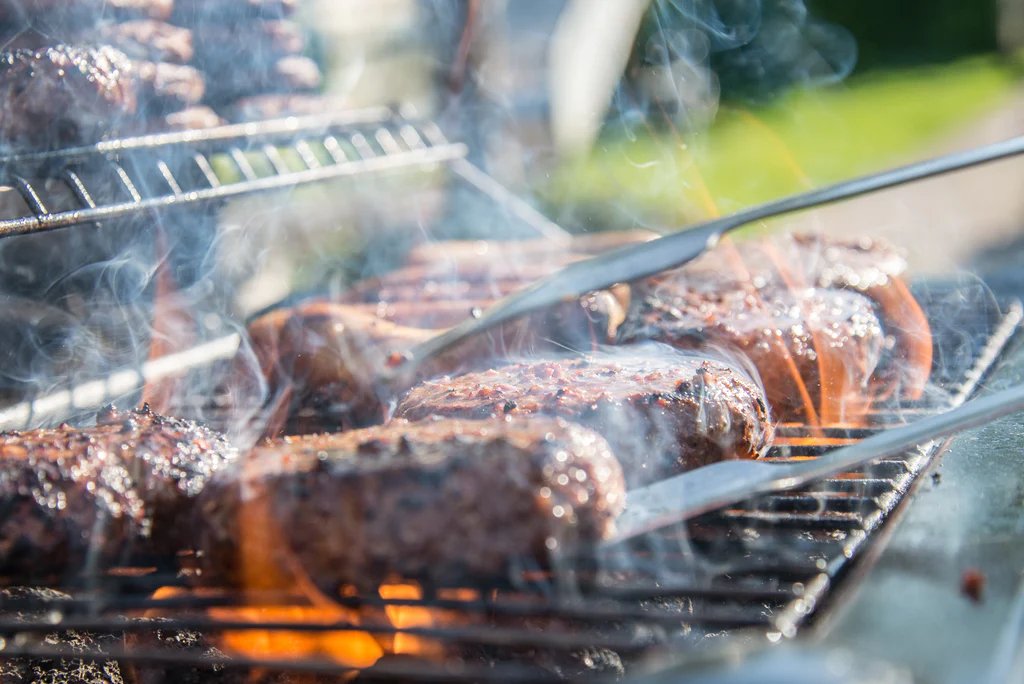 Grilled Buffalo Burgers