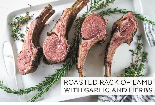 Image of Roasted Rack of Lamb with Garlic and Herbs