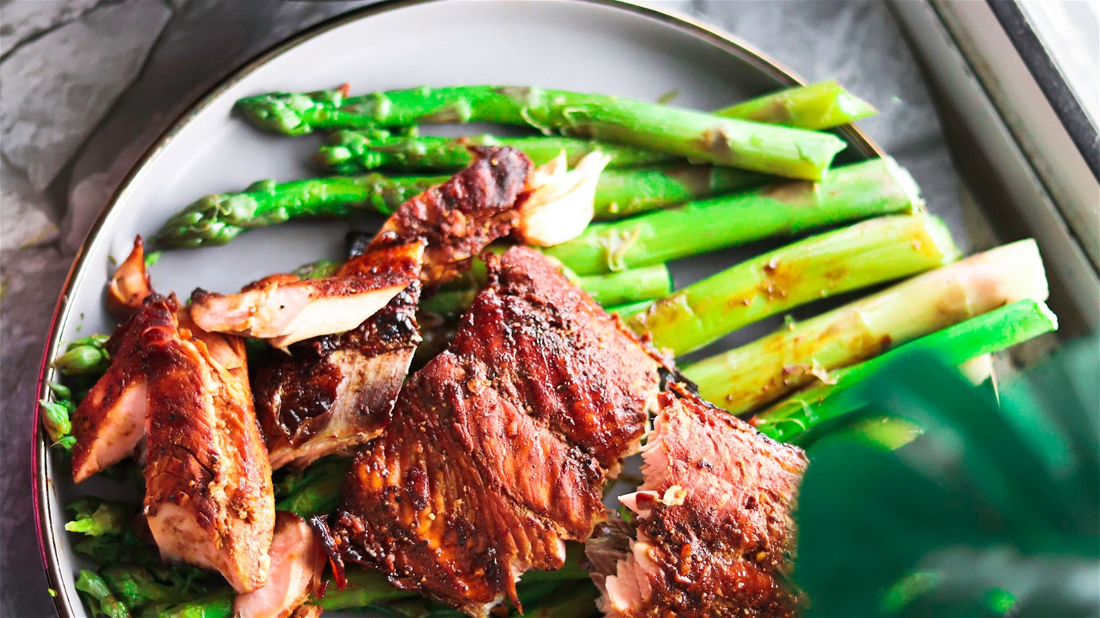 Image of Date Syrup Glazed BBQ Salmon