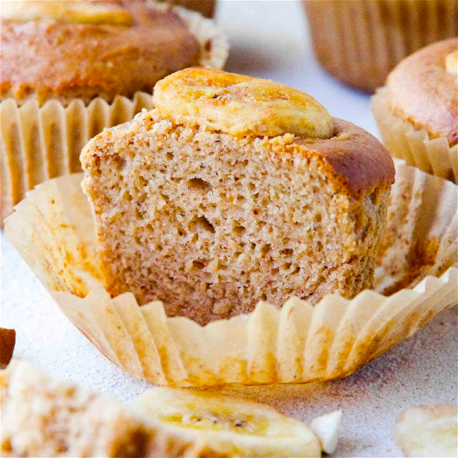 Image of Banana Almond Muffins