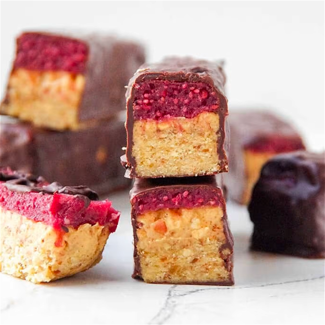 Image of Peanut Butter And Berry Jam Chocolate Bars
