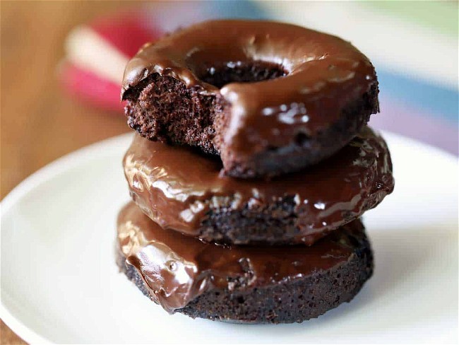 Image of Keto Donuts With Chocolate Glaze
