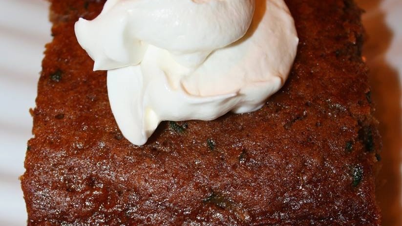 Image of Zucchini Gingerbread with Maine-ly Drizzle's Roasted Almond Oil