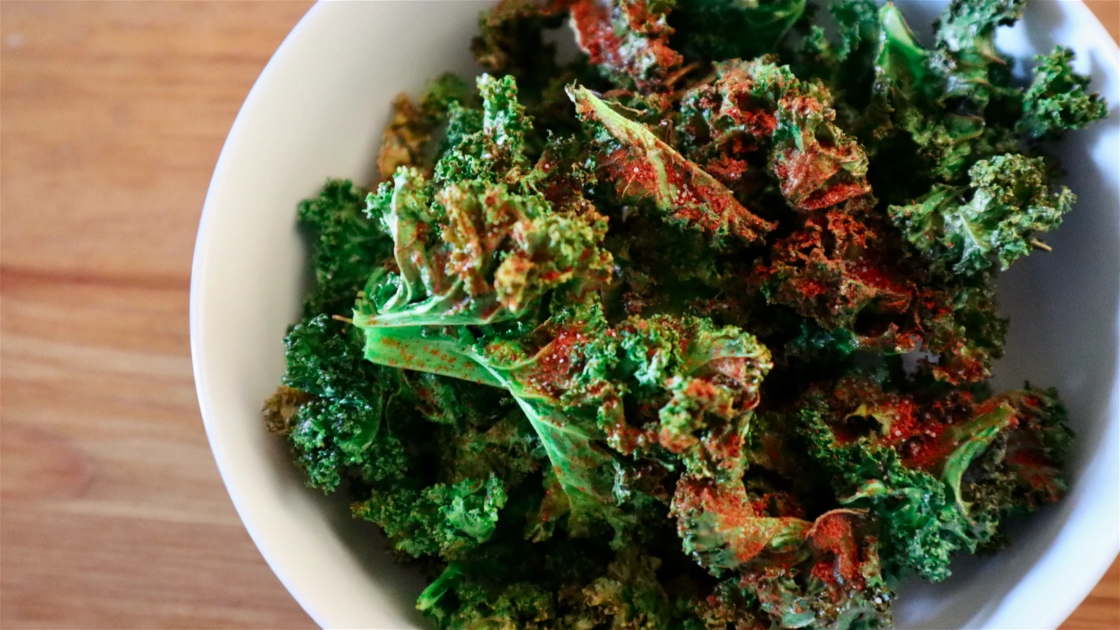 Image of Kale Chips with Sea Salt and Smoked Paprika
