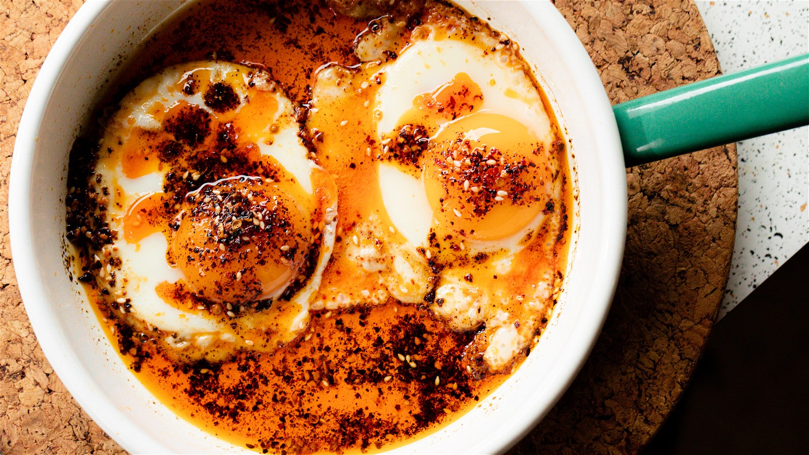 Image of 5-Minute Chilli Oil Fried Eggs 